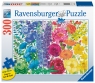  Ravensburger, Puzzle 300: Kwietna tęcza (17129)