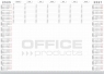 Podkład na biurko Office Products biuwar - biały (19041161-99)