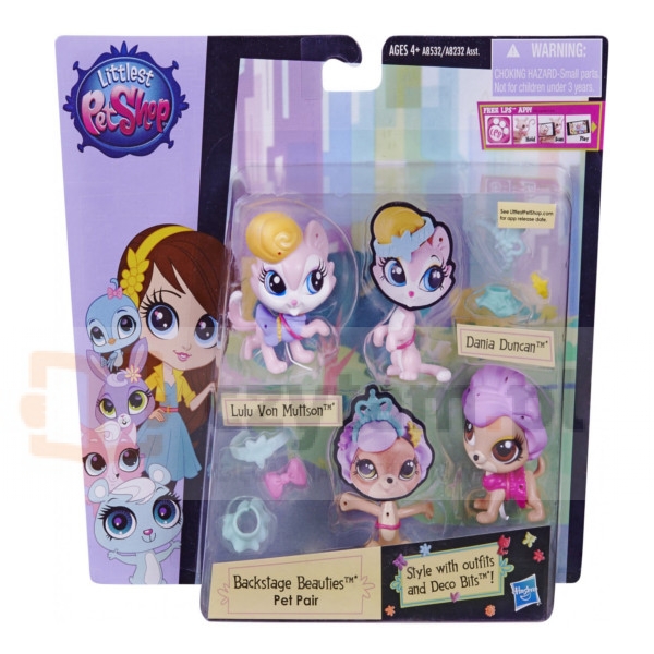 HASBRO LPS Modne Zwierzaki, Lulu i Damia (A8232EU40/A8532)
