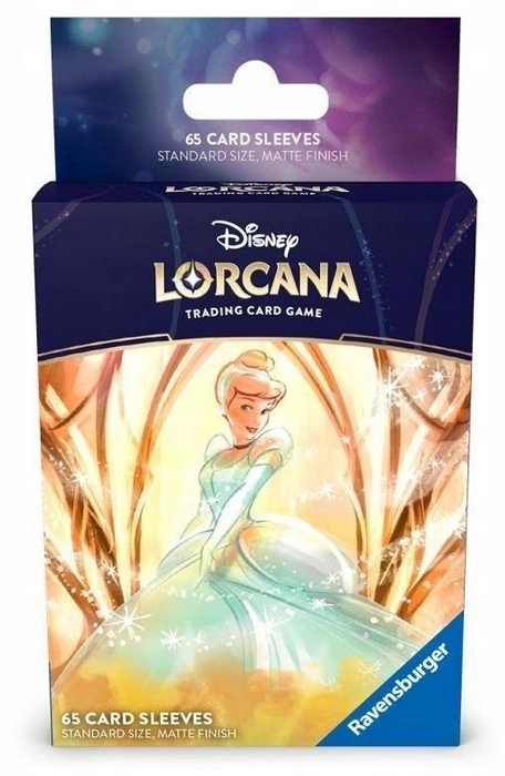 Disney Lorcana: Archazia’s Island - Koszulki na karty - Kopciuszek, 65 szt