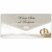 Karnet-koperta Ślub od Rodziców