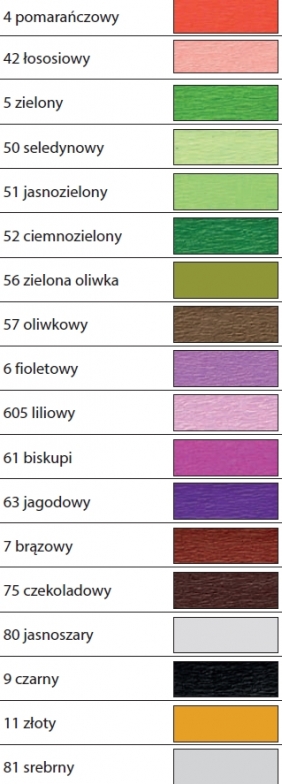 Bibuła marszczona Happy Color, 10 rolek - jasnoszara