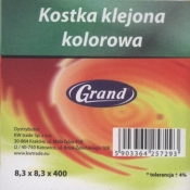 Kostka kolorowa Grand klejona 400 kartek