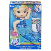 Baby Alive Lala Migocząca Syrenka Blondynka (E3693)