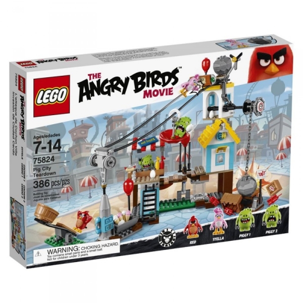 Lego Angry Birds: Demolka w Pig City (75824)