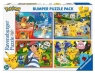 Ravensburger, Puzzle 4x100: Pokemon (6929) Wiek: 5+