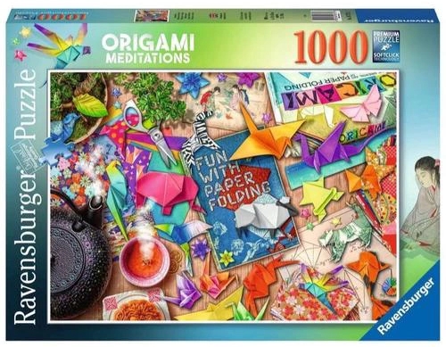 <img src='https://webimage.pl/pics/294/1/d4005555001294.png' style='height:440px' /> Ravensburger, Puzzle 1000: Medytacje z origami (12000129)