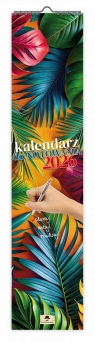 Kalendarz 2026 paskowy wąski - Do notowania