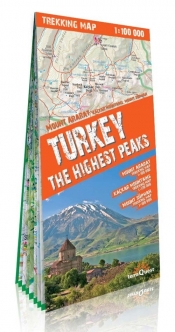 Turkey The Highest Peaks 1:100 000 trekking map