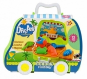 Zestaw kreatywny plaża w walizce