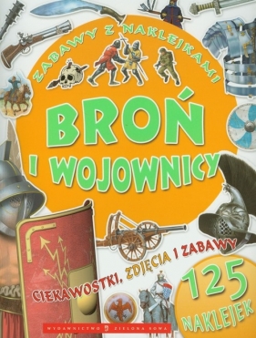 Zabawy z naklejkami Broń i wojownicy