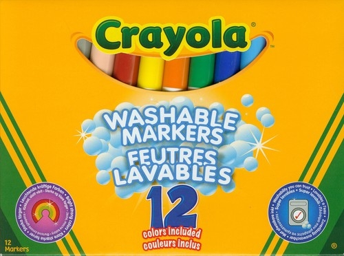 Flamastry Crayola spieralne 12 sztuk (8329)