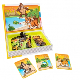 Puzzle magnetyczne - safari, 62 elementów (12329)