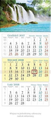 Kalendarz trójdzielny 2018 - Kaskada KT9