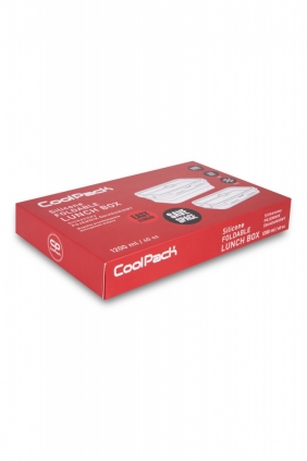 Coolpack, Śniadaniówka silikonowa 1200 ml RPET - Red (Z24642)