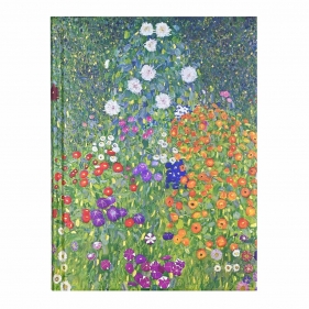 Notatnik szyty - Ogród Kwiatowy G. Klimt