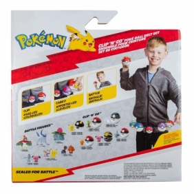 POKEMON Clip 'N' Go Poké Ball Belt Pas Quick Ball, Premier Ball, Scorbunny S9, Figurka