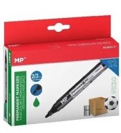 Marker permanentny 2,0/3,0mm zielony (12szt)
