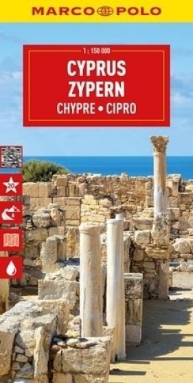 Mapa drogowa Cypr 1:150 000 - Opracowanie zbiorowe