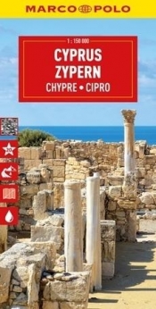 Mapa drogowa Cypr 1:150 000 - Opracowanie zbiorowe