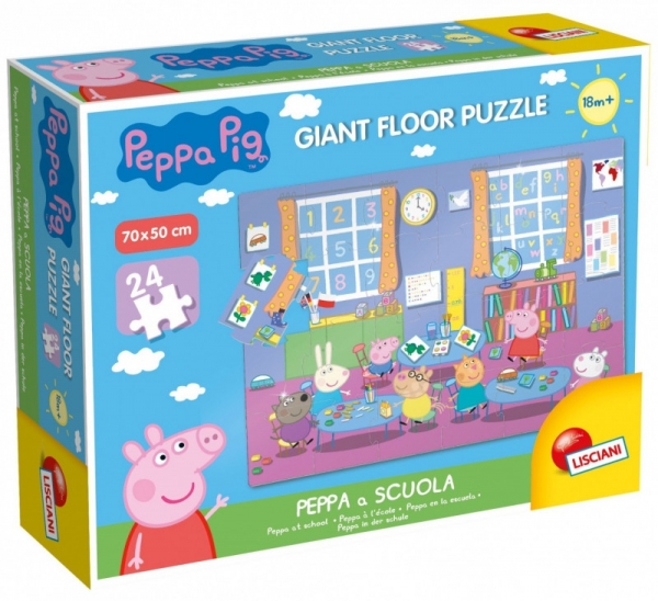 Puzzle Gigant Świnka Peppa, 24 elementy (304-68296)
