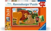 Ravensburger, Puzzle 2x24: Król lew (12001029)