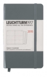 Kalendarz 2015 Pocket Leuchtturm1917 tygodniowy antracyt