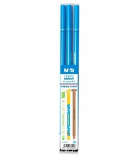 Wkłady do długopisu usuwalnego 0,5 mm, Standard A - Niebieskie (HA AKR67K35-3)