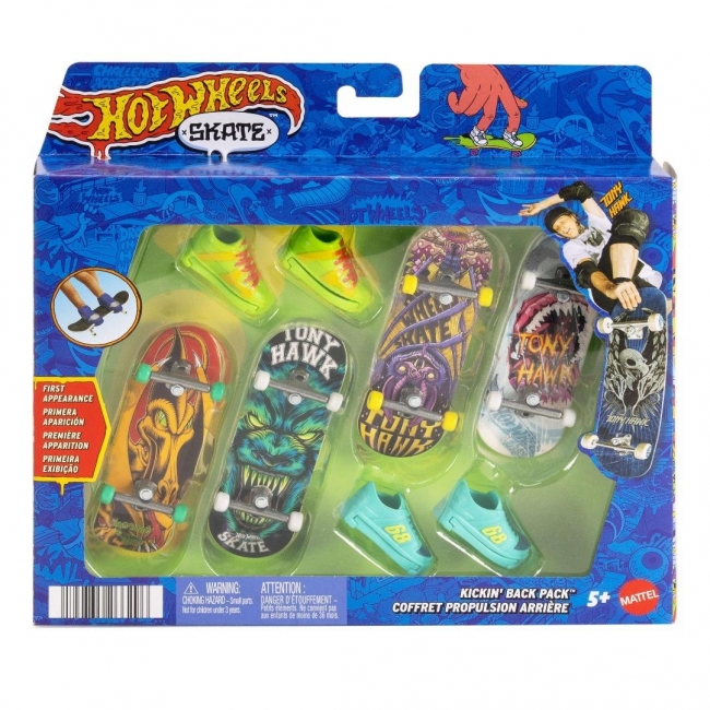 Hot Wheels Skate Deskorolka 4-pak + buty