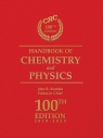 CRC Handbook of Chemistry and Physics 100th Edition 2019-2020 Rumble John R.