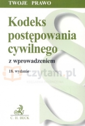 Kodeks postępowania cywilnego z wprowadzeniem