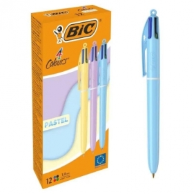 Długopis 4 Colours Pastel (12szt) BIC