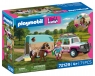 Playmobil Samochód terenowy z przyczepą do przewoz 72129 4+