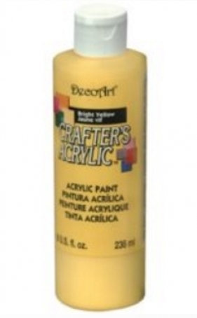 Crafter"s Acrylic bright yellow 236ml
