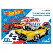 Papier kolorowy A5/10k Hot Wheels 352945