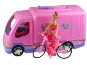 Auto camper + rower lalka gratis - <br />