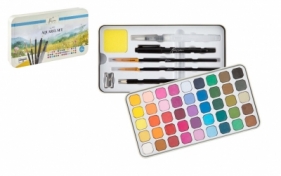 Ekskluzywny zestaw malarski 45 kolorów + akcesoria