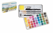 Ekskluzywny zestaw malarski 45 kolorów + akcesoria