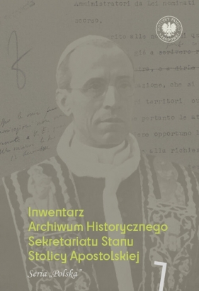 Inwentarz Archiwum Historycznego Sekretariatu Stanu Stolicy Apostolskiej - Adam Szpotański