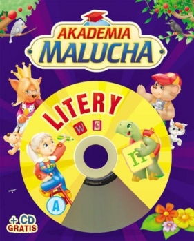 Akademia malucha Litery z płytą CD - Urszula Kozłowska