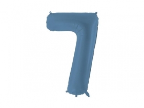 Balon foliowy cyfra 7 86cm granat