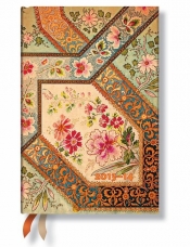 Kalendarz 2015 Filigree Floral Ivory Mini Horizontal - <br />