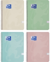 Kołozeszyt Oxford Touch Pastel A5/80k kratka, 1 szt