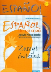 Espanol de pe a pa 2 Język hiszpański Podręcznik z płytą CD + Zeszyt ćwiczeń
