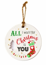 Zawieszka ceramiczna Boże Narodzenie