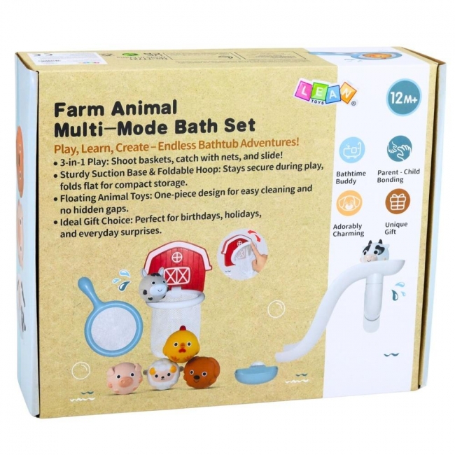 Zabawki do kąpieli zwierzęta domowe + akcesoria