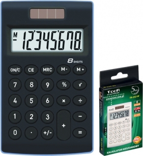 Kalkulator kieszonkowy TR-252-K - czarny (120-1772)