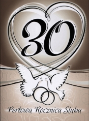 Karnet 30 rocznica ślubu RS0330