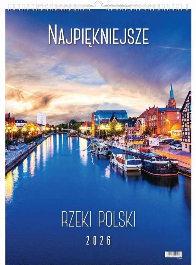 <img src='https://webimage.pl/pics/298/1/d5901421111298.jpg' style='height:440px' /> Kalendarz 2026 wieloplanszowy rzeki Polski