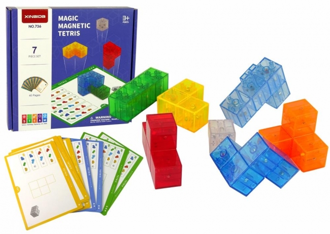 Magiczna kostka magnetyczna do układania 7el
